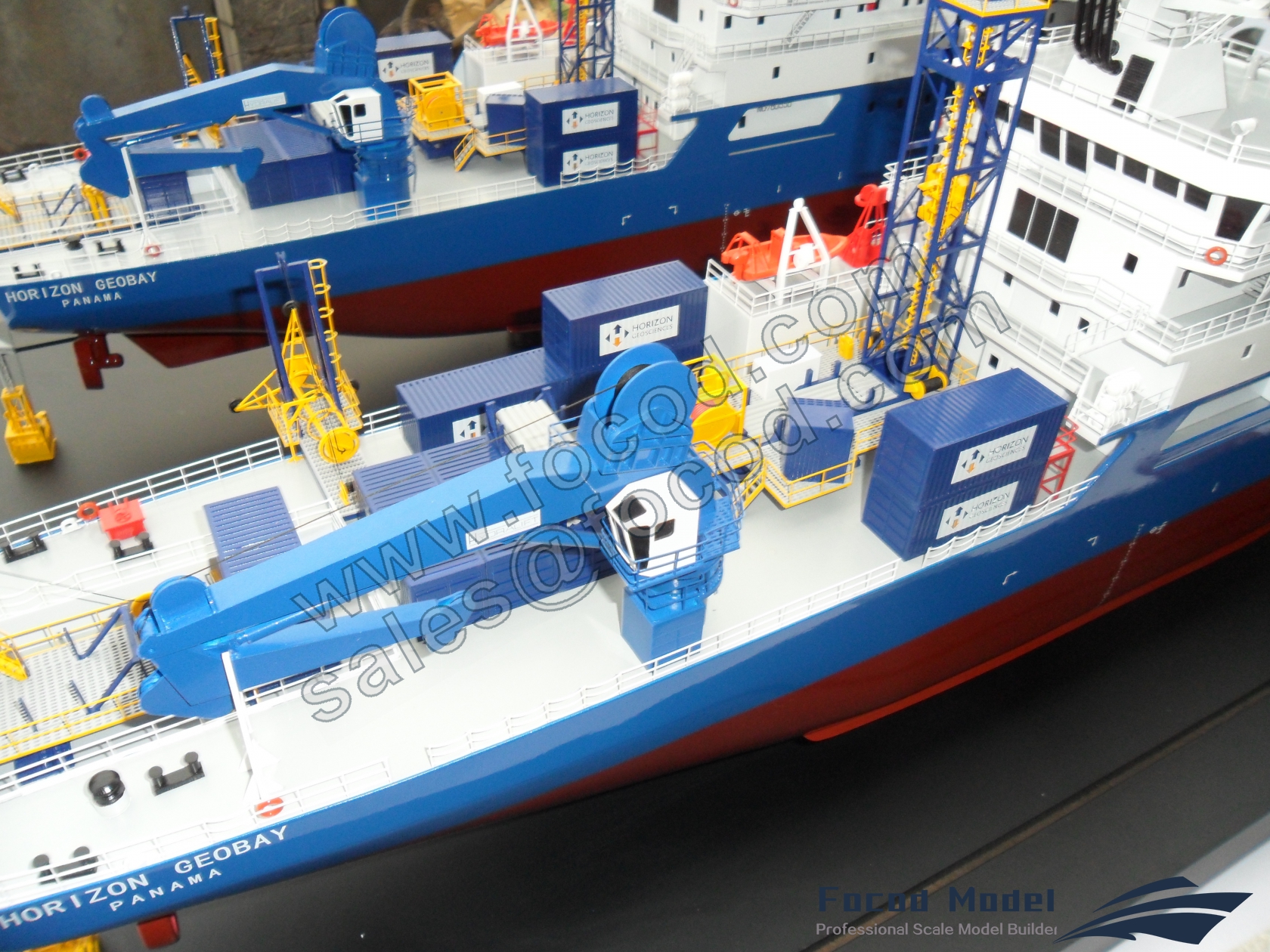 customized model of 87m Research-Survey Vessel